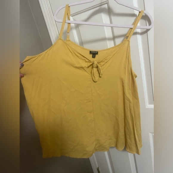 Torrid SZ 2 Sophie Textured Woven Bow Front Swing Cami NWT - Picture 4 of 5